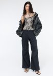 Canvas Cargo Trousers - Dark Grey