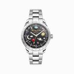 Watch With Cosmic Dial In Black Silver-coloured