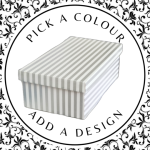Design Shoe Box White Kraft 325 X 200 X 115MM