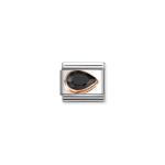 Composable Classic Link Black Stone Drop Right