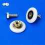 8PCS Shower Door Roller With M4 Or M6 Screws Bathroom Pulley Nylon Roller Rail Wheel Hardware Door Accessories Nylon Rollers With Blot M4 M6