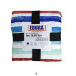 5 Piece Quilt Sets Double 220CM X 200CM 5