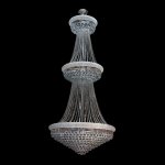 Double Basket K9 Crystal Chandelier