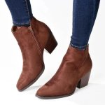 Madison Jett Ankle Boot - Chocolate - 8