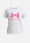 Under Armour Ua Big Logo Ss-white pink