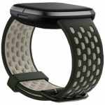 Fitbit Killer Deals Silicone Strap For Sense & Versa 3 Sport Bands S m - Black+white - Best Bargains Online