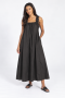 Strappy Maxi Dress - XXL / Black