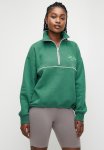 Cotton On Plush Essential Graphic Half Zip Jumper - Sporty Green