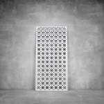Laser Cut Screen - Design 099 - 1040 X 535 X 20 White Outdoor