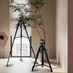 Portable Tripod Stand With Phone Holder