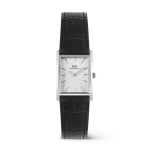 Bound Black Crocodile Guilloch Silver Watch