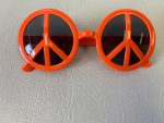 60S Hippie Orange Glasses