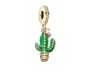 925 Sterling Silver Charm Plant Cactus Charm For Bracelet Charm For Women