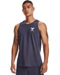 Men's Project Rock Armourprint Fitted Tank - Tempered Steel Md