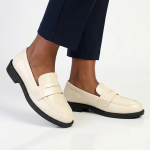 Madison Magnolia Loafer With Saddle - Off White - 8