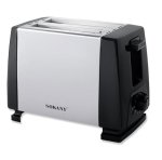 2-SLICE Silver Bread Toaster