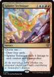Splatter Technique Secrets Of Strixhaven Promos - Damaged Foil