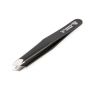 Tweezers Inox Steel Black 2.75 Inch Fu 3429