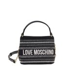 Flower Top Handle Bag -black