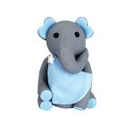Baby Elephant Blue Figurine