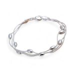 Elegant 925 Sterling Silver Charm Fashion Jewelry Unique Beads 7.5" Bracelet Affordable Matching Bracelets Elegant Accessories D