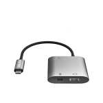 KANEX Usb-c To 1 X USB3.0|1 X HDMI|1 X Usb-c Power Adapter Space Grey