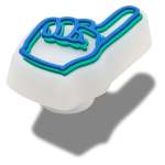 Lights Up Foam Finger Jibbitz - Multi Osfa