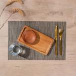 Placemat Woven 6 Pack - Chocolate