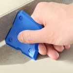 4PCS Silicone Caulk & Grout Tool Set - Includes Spreader Scraper And Edge Repair Tools For Kitchen Bathroom And Outdoor Use