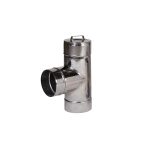 150 Mm T-piece 90 Deg S S Single Wall