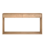 Oslo Console - American Oak / Clear Varnish