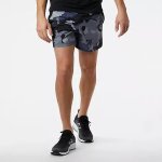 New Balance Men's Accelerate 5 Inch Printed Short - Thunder - Large