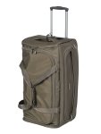 Cellini Microlite S Medium 2-WHEEL Trolley Duffel-brown - Ys Travel Bags