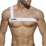 Pump Single Shoulder White Harness Strap
