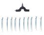 Micro Sprinklers Pack Of 10 With Stakes And 1 Punch Tool