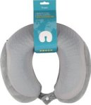 Memory Foam Travel Neck Pillow With Cooling Gel Pad