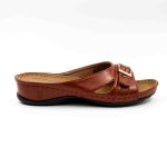 Pierre Cardin PCL01545 Ladies Push-in Sandals Tan
