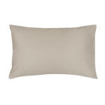 Easy Care 144 Thread Count Polycotton Pillowcase Stone - Continental Single 80X80CM