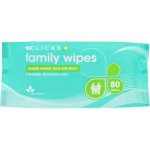 Clicks Family Wipes 80 Wipes