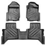 Tpe Foot Mats Pad Compatible With Ranger 2015-2022 Rhd Auto Car Floor Mats