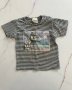 Keedo Blue And White Striped Surfs Up T Shirt 12/18M