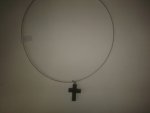 Onyx Cross Choker SQ135