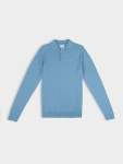 Knit Sportshirt - Blissful Blue - Blissful Blue XXL