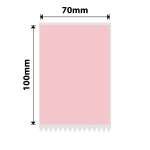NB702 - - K3 Only - 70X100MM - 310 Pink Labels