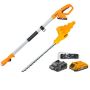 Ingco - 20V Lithium-ion Pole Hedge Trimmer - 460MM