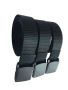 Set Of 3 Tactical Belts- Black