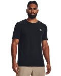 Men's Ua Seamless Grid Short Sleeve - Black Sm