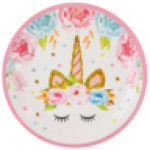 Unicorn Paper Plates 8-PACK