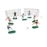Plastic White Soccer Set Pack Of 9