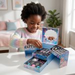 Childrens Handmade Plastic Crystal Gem Toy Set
